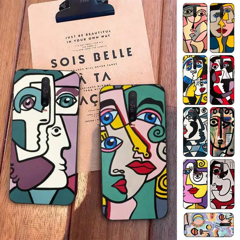 

Picasso Abstract Art Phone Case for Redmi 5 6 7 8 9 A 5plus K20 4X S2 GO 6 K30 pro