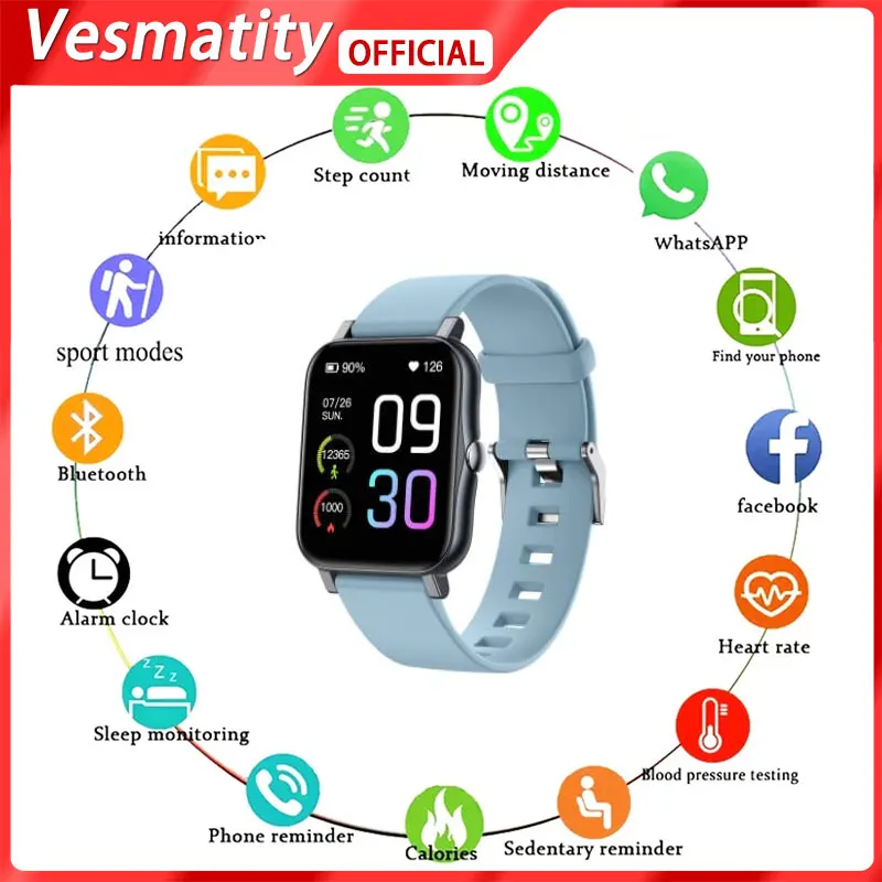 

2022 For Apple Xiaomi Huami Gts 2 Sleep Detection Sports Bracelet Smart Watch Waterproof Temperature Measurement Heart Rate