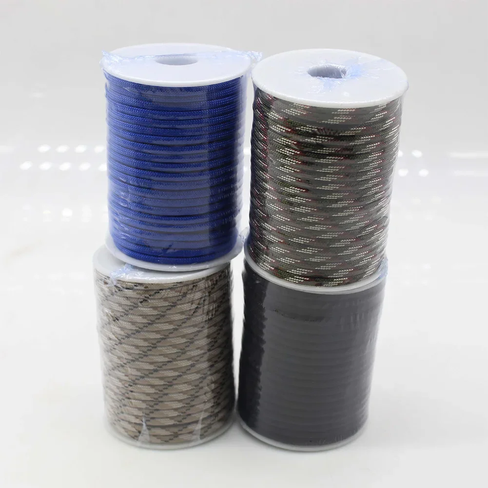 31 м многофункциональная 7-ядерная светоотражающая паракордная веревка 550 4 мм для