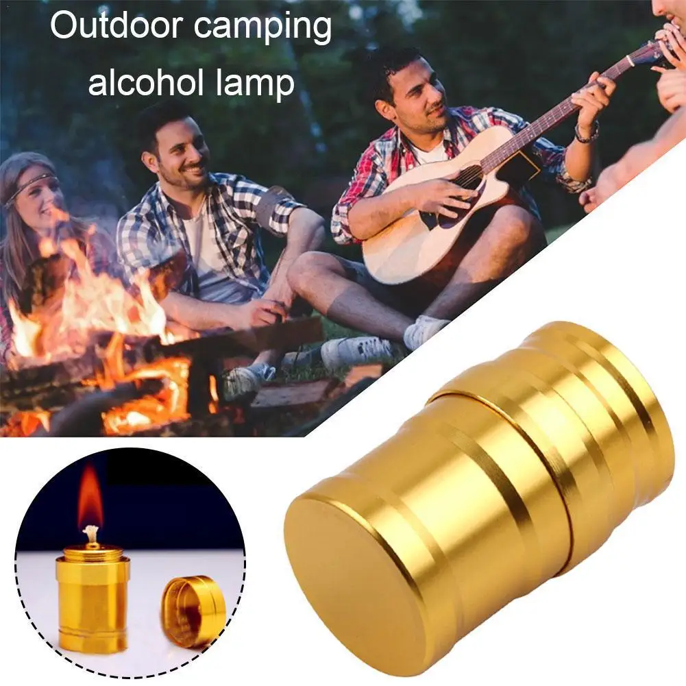 

Portable Metal Mini Alcohol Lamp Lab Equipment Heating Liquid Stoves For Outdoor survival Camping Hiking Travel without alcohol