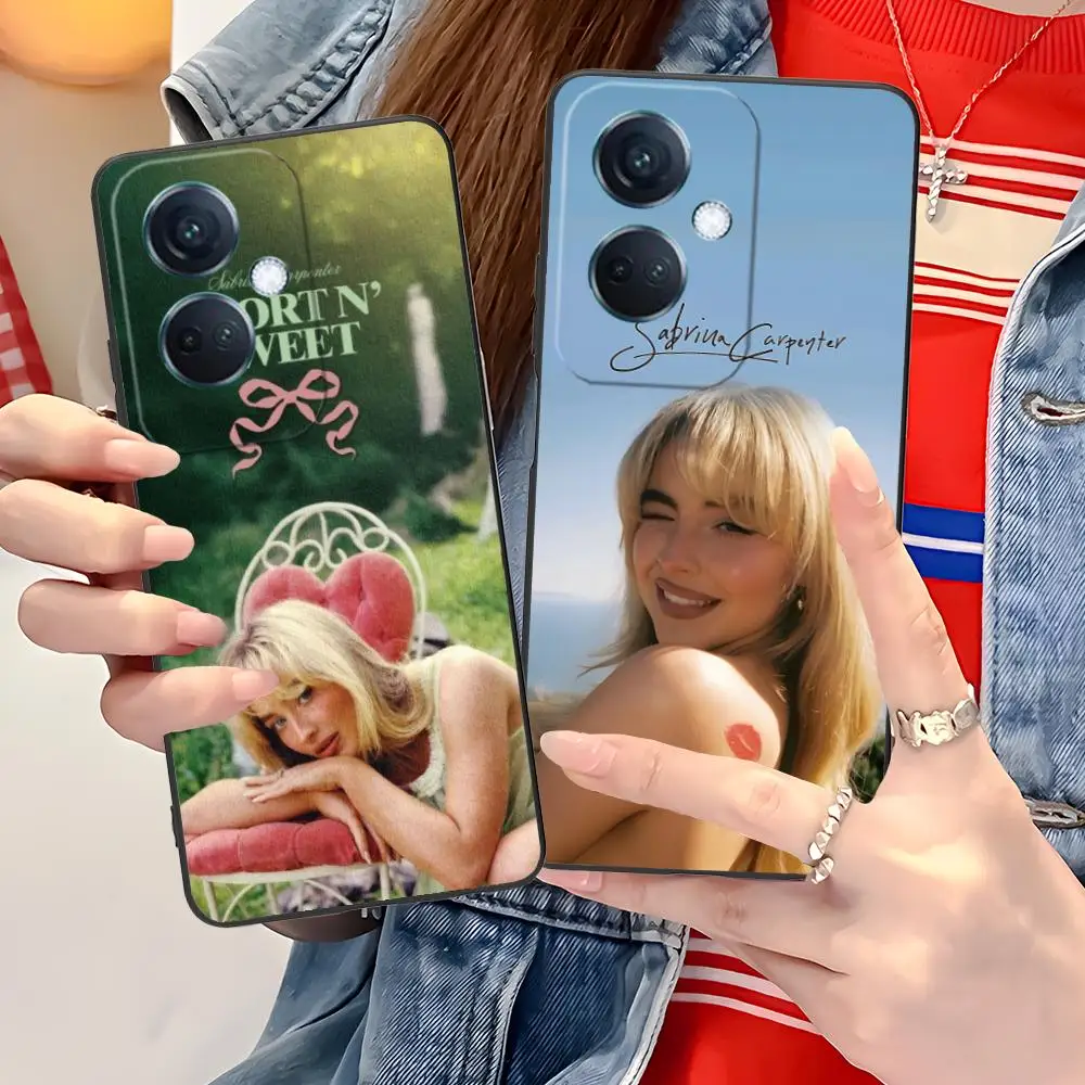 Фото Чехол для телефона Sabrina Carpenter для OPPO Reno 14 13 12 11 10 9 8 7 6 5 F T Pro 5G, мягкий противоударный чехол из ТПУ №1