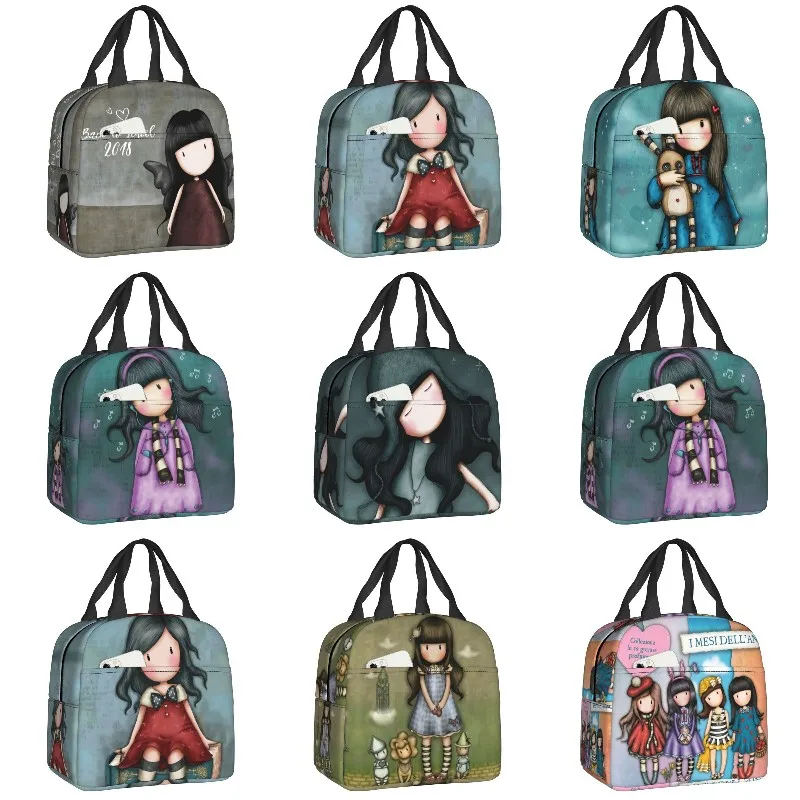 

Теплоизолированная сумка для ланча для женщин, водонепроницаемая мультяшная Термосумка для офиса, работы, школы, сантолоу