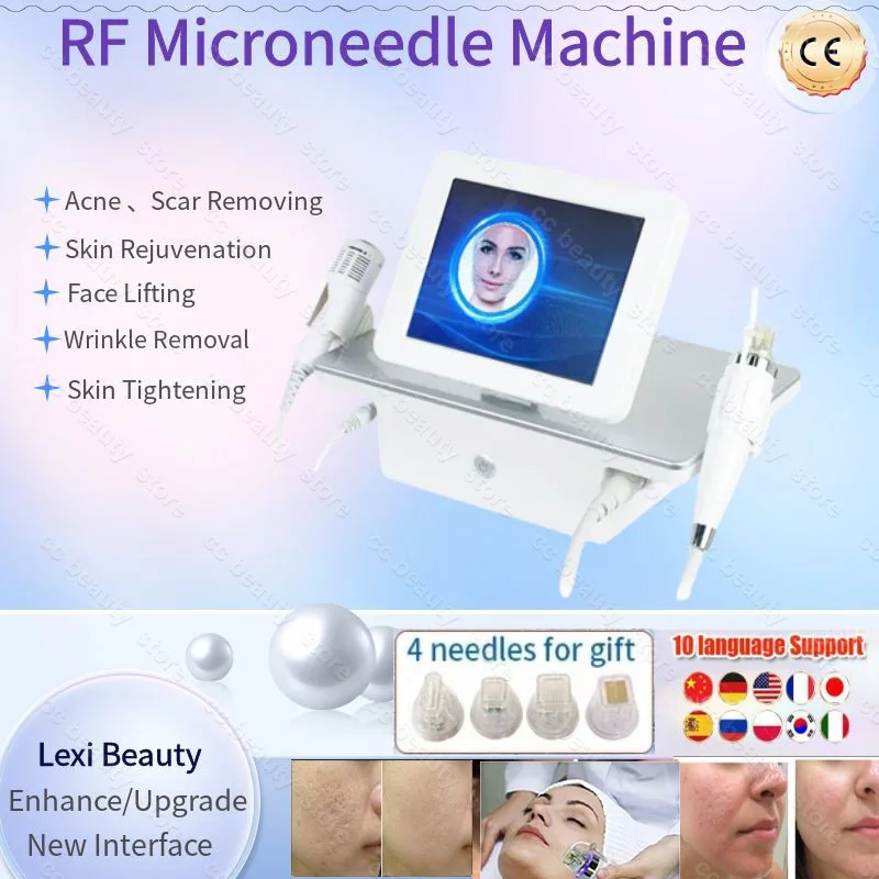 

2023 rf microneedling machine RF Fractional Micro-Needle Beauty Machine Anti-Acne Skin Lifting -Wrinkle Spa EquiPment