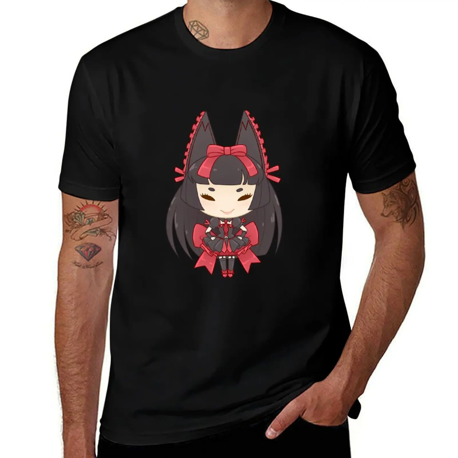 Фото Футболка Kawaii Rory Mercury с круглым вырезом для высоких и крупных людей №1