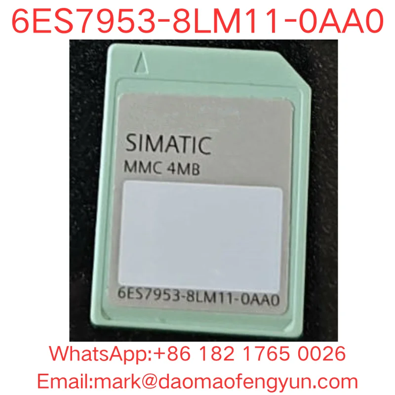 6ES7953-8LM11-0AA0 Бу протестировано, ОК, в хорошем состоянии SIMATIC S7, КАРТА МЫКРО ПАМЯТИ F. S7-300C7ET 200S IM151, 3,3 В NFLASH (art.: 3920cf021f0b3) - 3920cf021f0b3