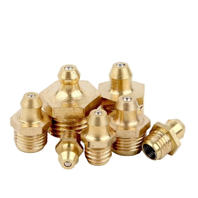 

Латунные гидравлические смазочные соски M4-M20