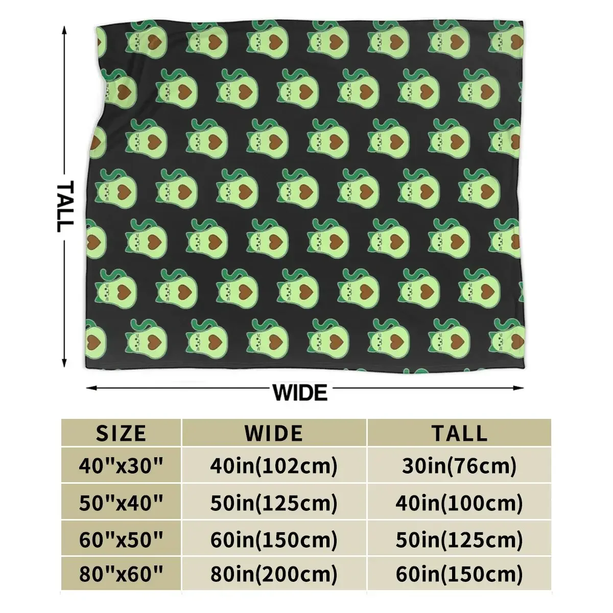 Одеяло для влюбленных авокадо кошка-авокадо теплый фланелевый плед плюшевое