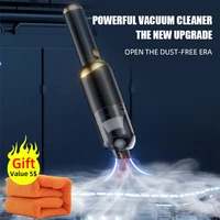 12000pa car vacuum cleaner mini car cleaning handheld vacum cleaner w led light mobile phone charger for car interior cleaner