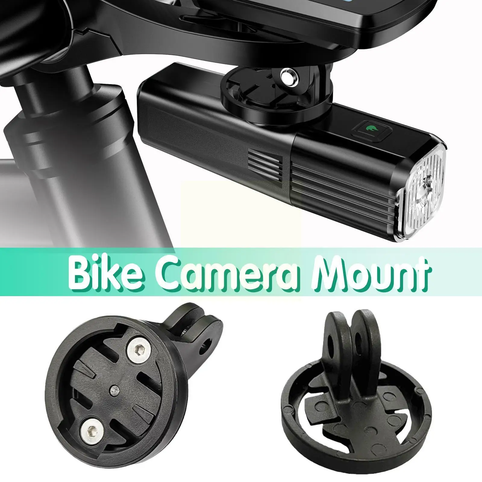 

Mountain Bike Camera Mount For Gopro Garmin EIEIO Light Bracket Connecting Helmet Mount Seat Bicycle Accessories O6C1