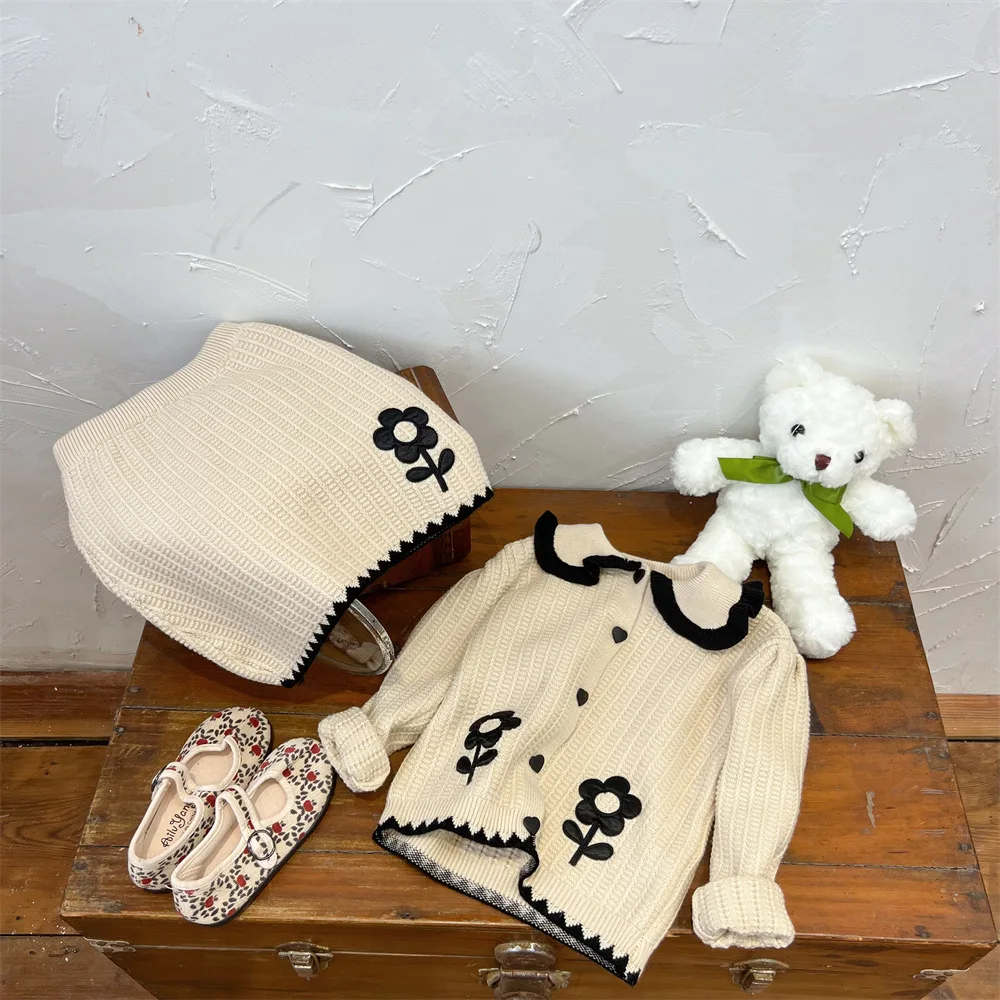 

Criscky Autumn Baby Girls Clothes Toddler Clothing+skirt 2PCS Set Children Girls Costume Korea Style Infant Outfits Kidswear