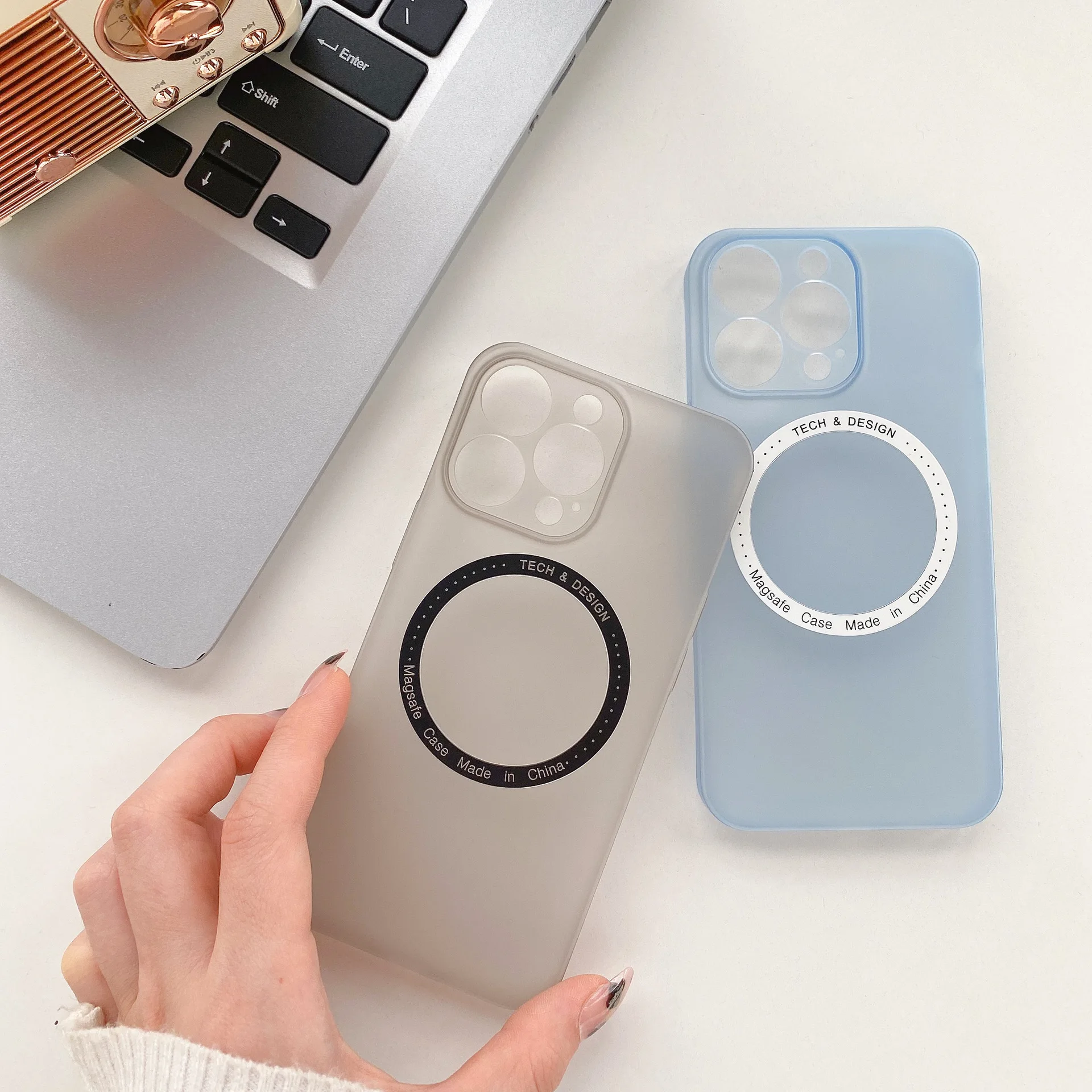 Ультратонкий матовый Магнитный чехол для iPhone 13 12 Pro Max мобильный телефон защитный