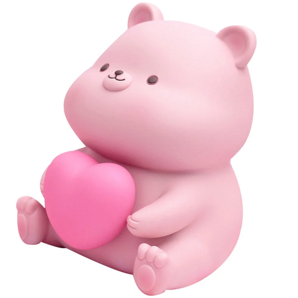 

Saving Jar Bear Pot Coin Storage Plastic Bank Cartoon Money Box Piggy Banks Kids