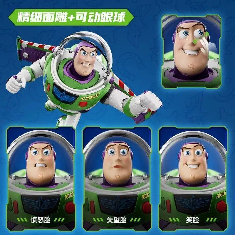 Фото Новые конструкторы Blokees Disney Pixar Toy Story 5: Высокотехнологичная фигурка Базза Лайтера (Чемпионский класс), коллекционная модель, декоративная игрушка №5
