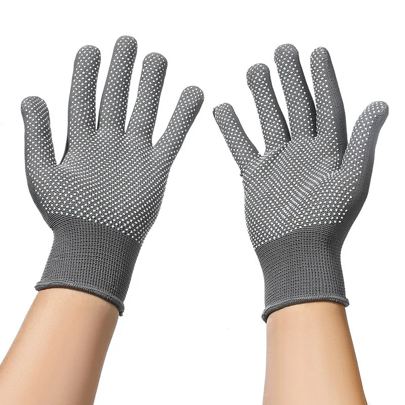 

Outdoor Sports Full Finger Gloves Labor Insurance Non-Slip Nylon Elastic Ultra-Thin Breathable Dispensing Work Protective Gloves
