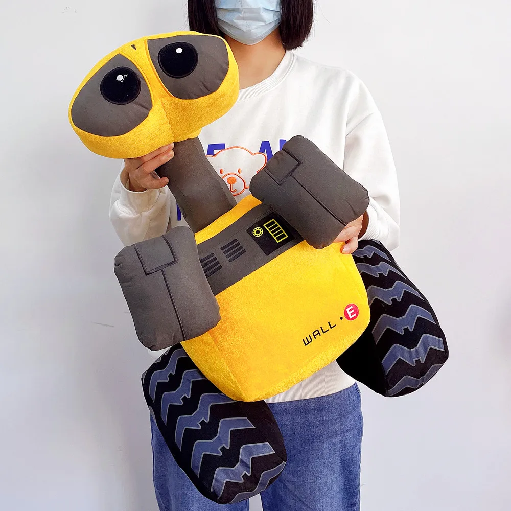 

Disney Cartoon 55cm WALL-E vivid robot Plush Toy Wall E Minion Robot model soft Stuffed plush doll toy home decor baby kids gift