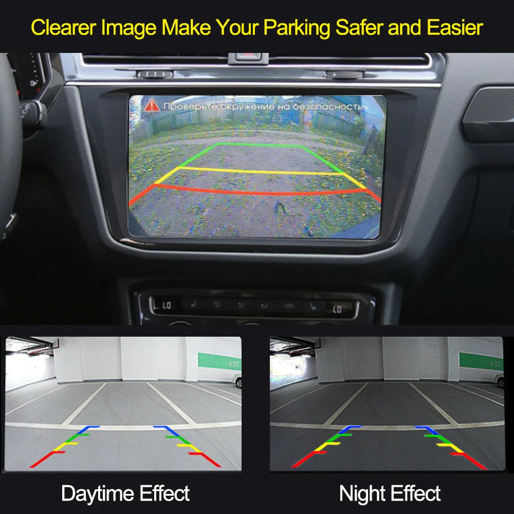 Водонепроницаемая Автомобильная камера заднего вида с широким углом обзора 170