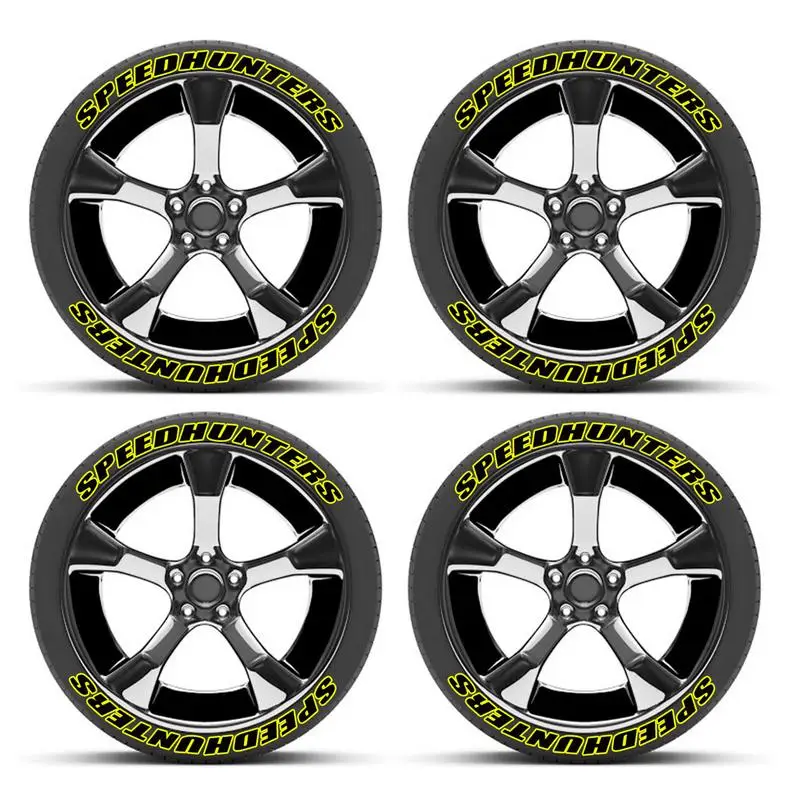 

Letter Stickers Tire Decals Tire Decals Wheel Lettering Stickers Tire 3D Letter Decoration Universal Auto Styling Wheel Label