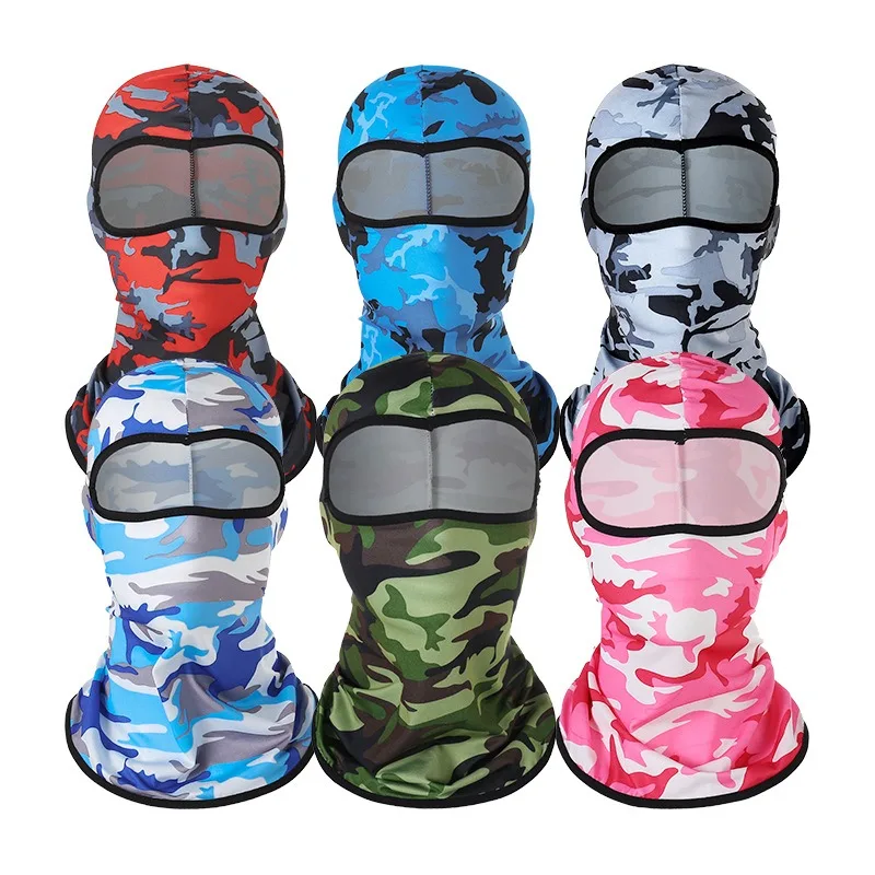

Tactical Camouflage Balaclava Full Face Mask CS Wargame Army Hunting Cycling Sports Helmet Liner Cap Military Multicam CP Scarf