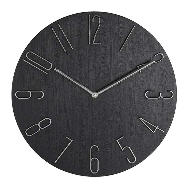 

NEW Simple Wall Clock 12 Inch Living Room Home Wall Clock Clock Watch Fashion Bedroom Wall Clock