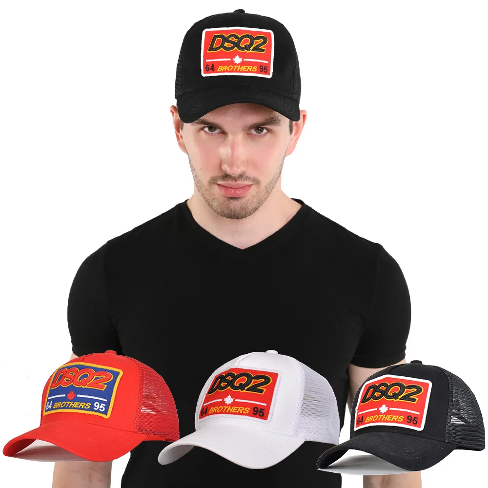 

DSQ2 Summer Cap Letter ICON 100% cotton Men Baseball Cap Women Hat Dad Hat Casual Cap Hip Hop Cap Snapback Caps Bone Dad Hat