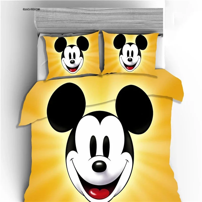 Детский комплект постельного белья Микки Маус с цифровым 3D-принтом |