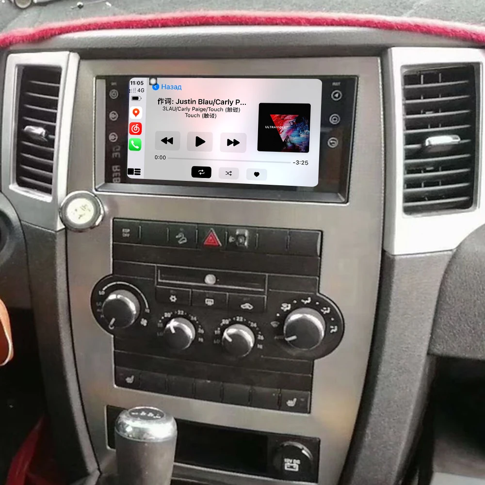 Автомобильный радиоприемник Android 13 стерео для Jeep Grand Cherokee 2008-2010 автомобильный