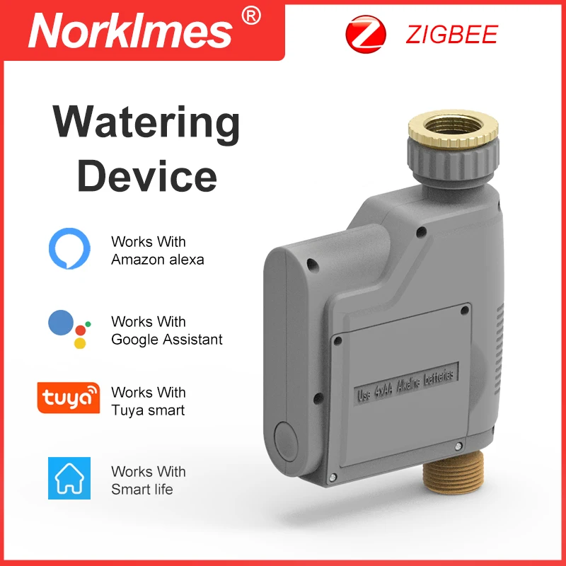 

TUYA ZIGBEE WIFI Garden Watering Timer Smart Sprinkler Drip Irrigation System Built-in Water Flow Recorder Water Controller