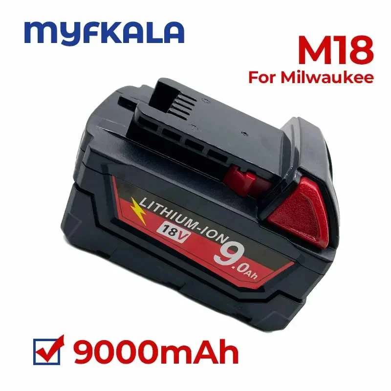 Новинка для Milwaukee 18 В 9 0 Ач сменная литиевая батарея M18 XC 48-11-1860 48-11-1850 48-11-1840 48-11-1820