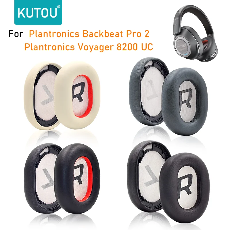 

KUTOU Ear Pads Cushion Earpads For Plantronics BackBeat Pro 2 Headphone Voyager 8200 UC Soft Foam Ear Cushions 1 Pair
