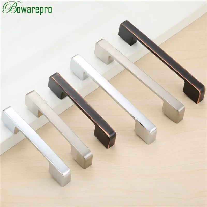 

96mm/128mm Furniture Door Pulls Handle Zinc Alloy Drawer Cabinet Knobs and Handles for Kitchen Cupboard Wardrobe Home Hardware