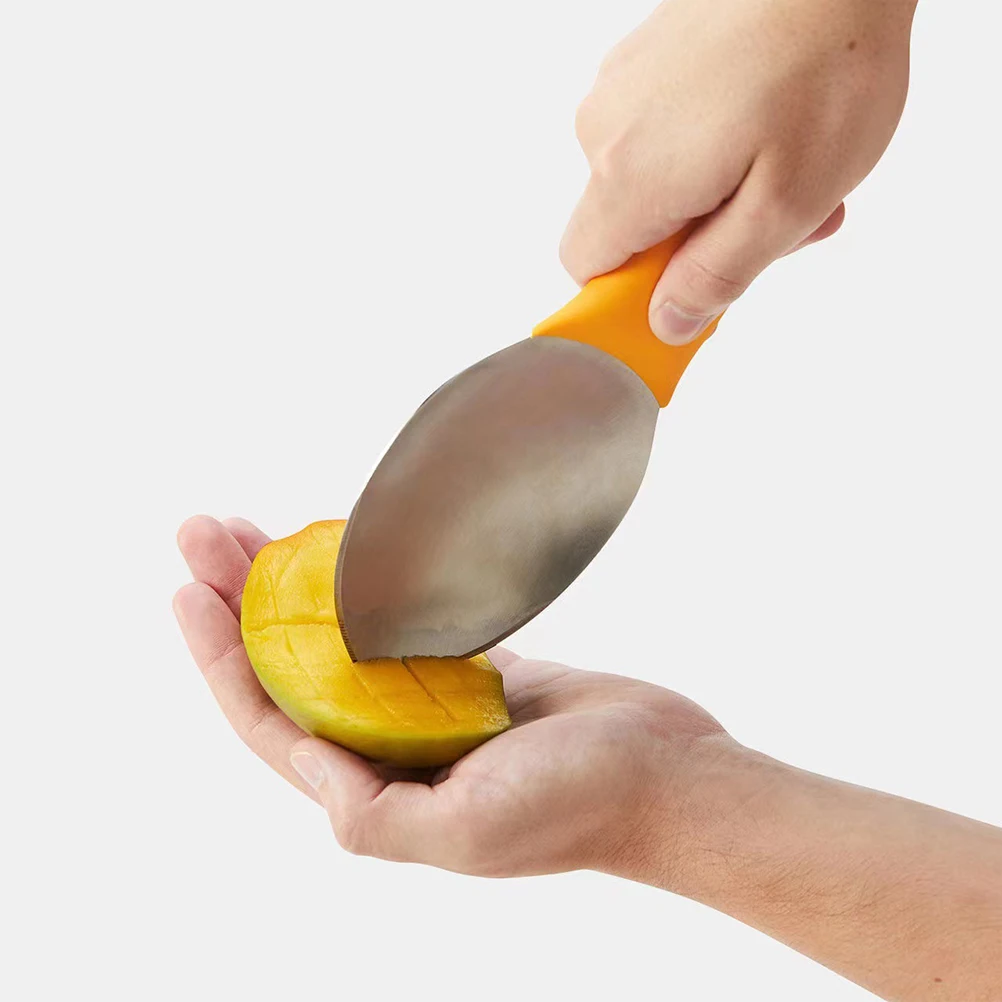 

Mango Slicer Fruit Pulp Separator Multifunction Dual Head -Mango Corer- Mango Papaya Pitaya Corer Tool - Fruit Corers Tool