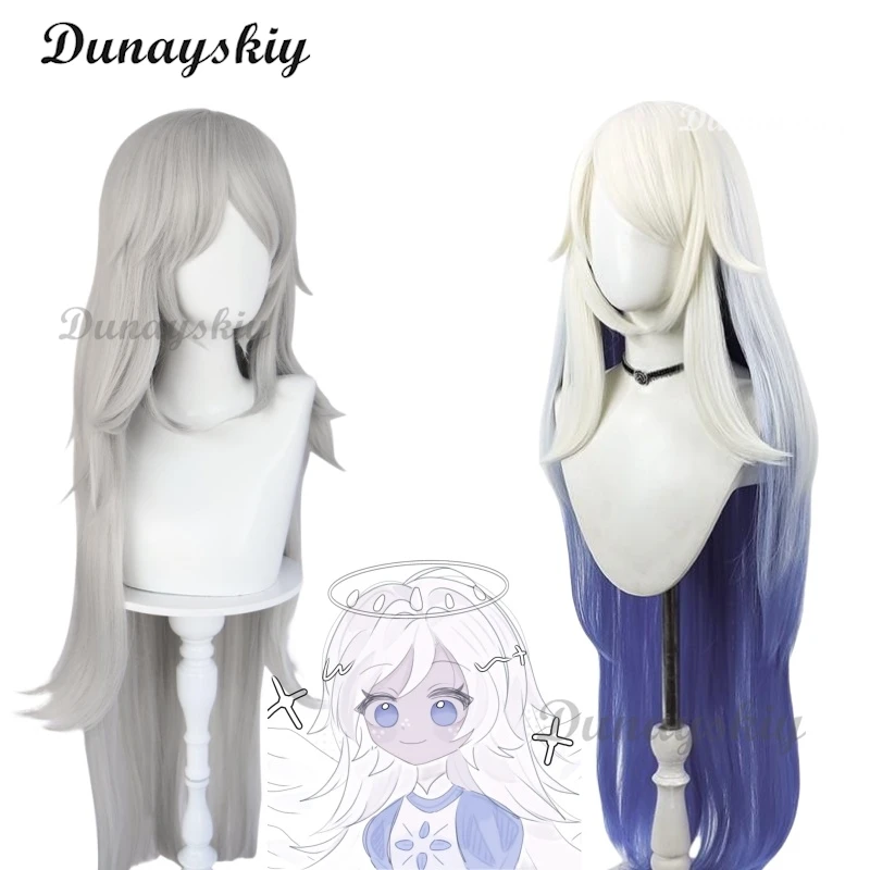 Парик Эмили Косплей Серафим Ангел Хэллоуин Парики для ролевых игр Длинные прямые