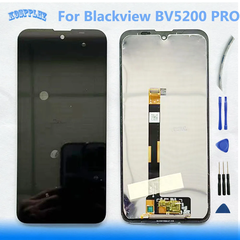 

6.1 inch FOR blackview BV5200 Pro LCD Display+Touch Screen Digitizer Assembly Original For BV5300 +Tools