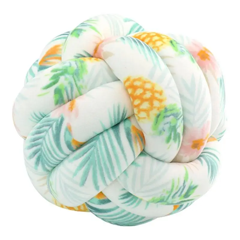 

Подушка с узлом, подушка в виде шара, домашняя декоративная подушка ручной работы, подушка с узлом, домашний декор, игрушки-мячи для игр