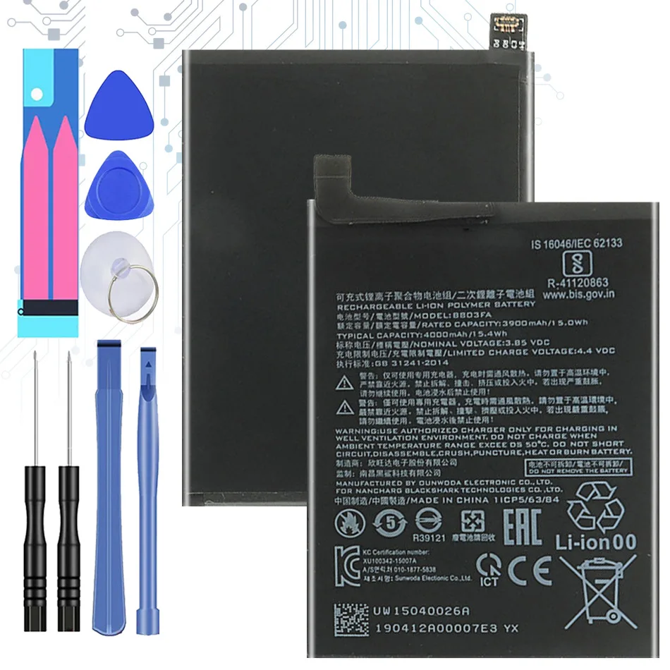 

BS03FA 4000mAh Replacement Battery For Xiaomi Black Shark 2 Shark2