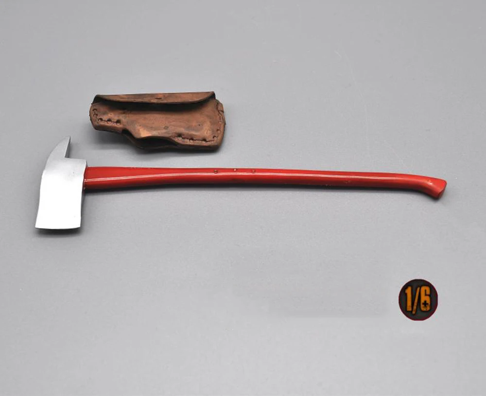 

Toys Model 1/6th Fireman Fire Axe Holster Field Tools PVC Material Model Can Suit Body Doll Accessories