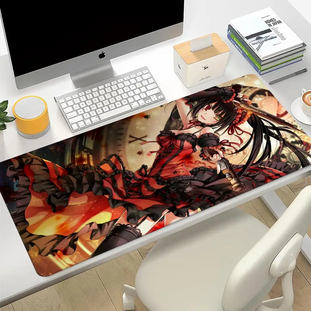 Большой коврик для мыши Tokisaki Kurumi Date A Live ноутбуки игровые аксессуары клавиатура