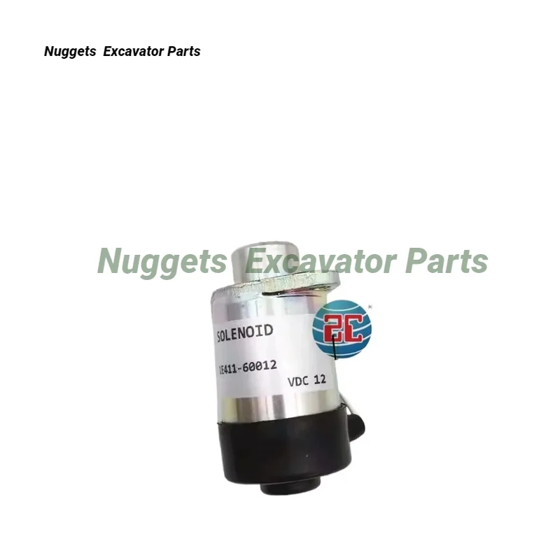 1E411-60012 стопорный электромагнитный клапан 12 В подходит для экскаватора Kubota