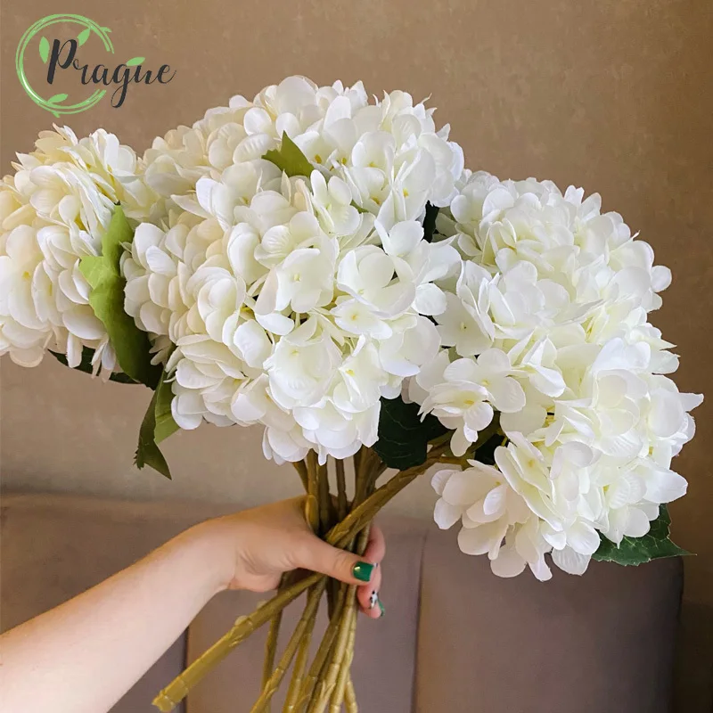 

Simulation Fake Bouquet Romantic Artificial Flower Hydrangea Wedding Home Room Decor Fake Silk Bouquet Decoration Table Baptême