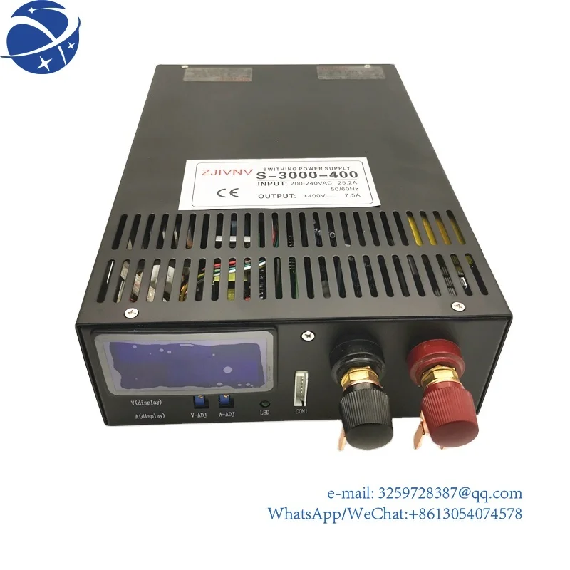 

Yun YiProfessional Регулируемое напряжение и ток 3000 Вт 12 В постоянного тока а импульсный адаптер питания с цифровым дисплеем