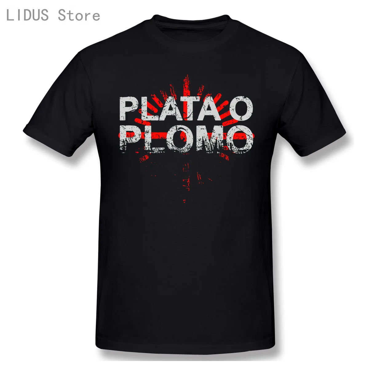 

Silver Or Lead - Narcos Print Cotton Funny T Shirts Narcos Men Fashion Streetwear