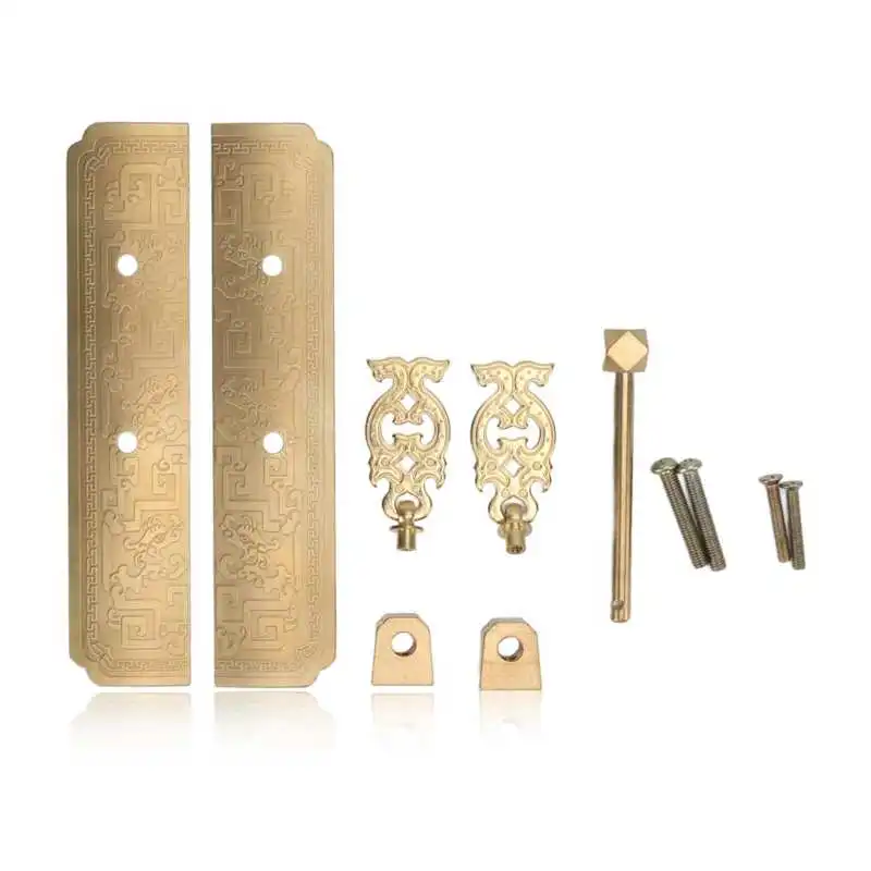 

Cabinet Handles Chinese Dragon Pattern Antique Drawer Handle 16cm Brass for Wooden Case for Cabinet for Wine Box