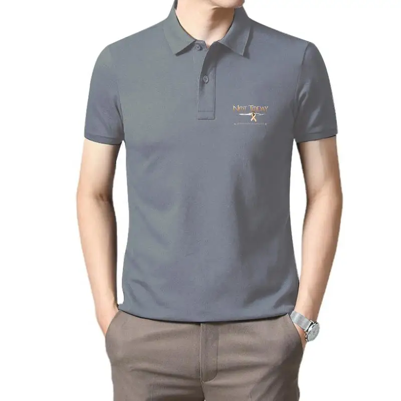 

Golf wear men Not Today Multiple Sclerosis Awareness polo t shirt for men