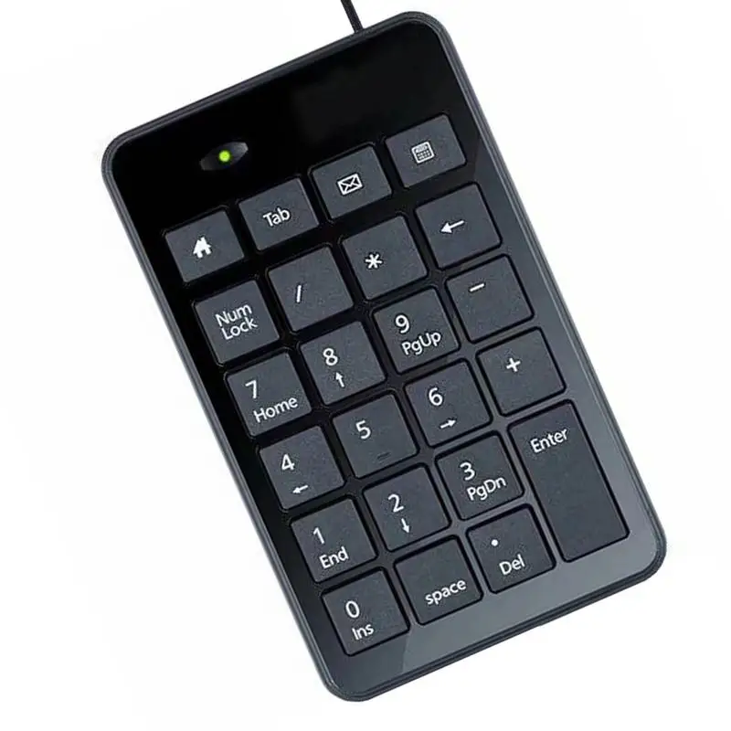 

Number Keypad For Laptop Compact Numeric Keypad External USB Wired Numpad Wired Compact Number Key External Extension Keyboard