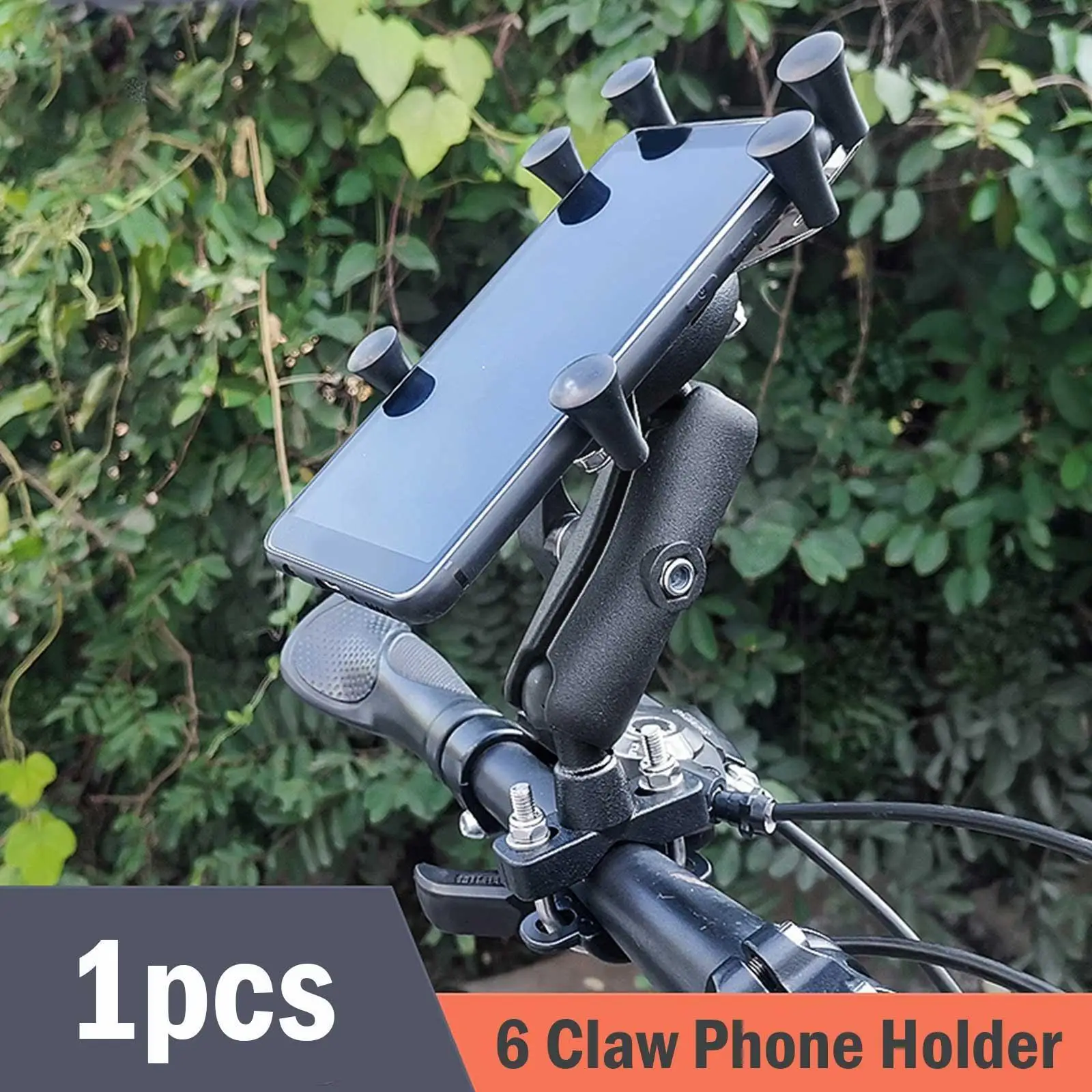 

New Motorcycle Phone Holder Bicycle Phone Holder Bike Slots Mount Support Card Motor Handlebar J1s8
