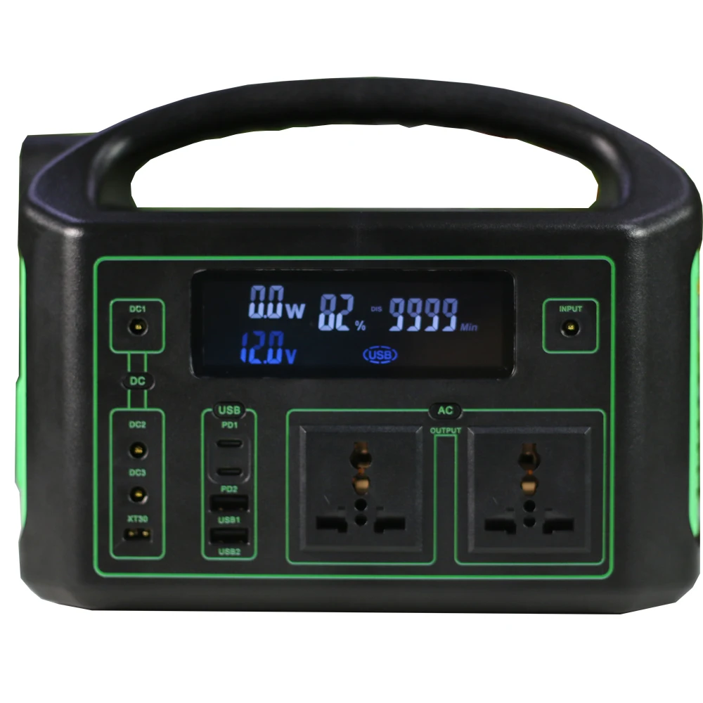 

Volpower 2019 2020 Portable Generator Rechargeable Lithium Battery Pack AC DC energy battery power system 578WH 500W for camping