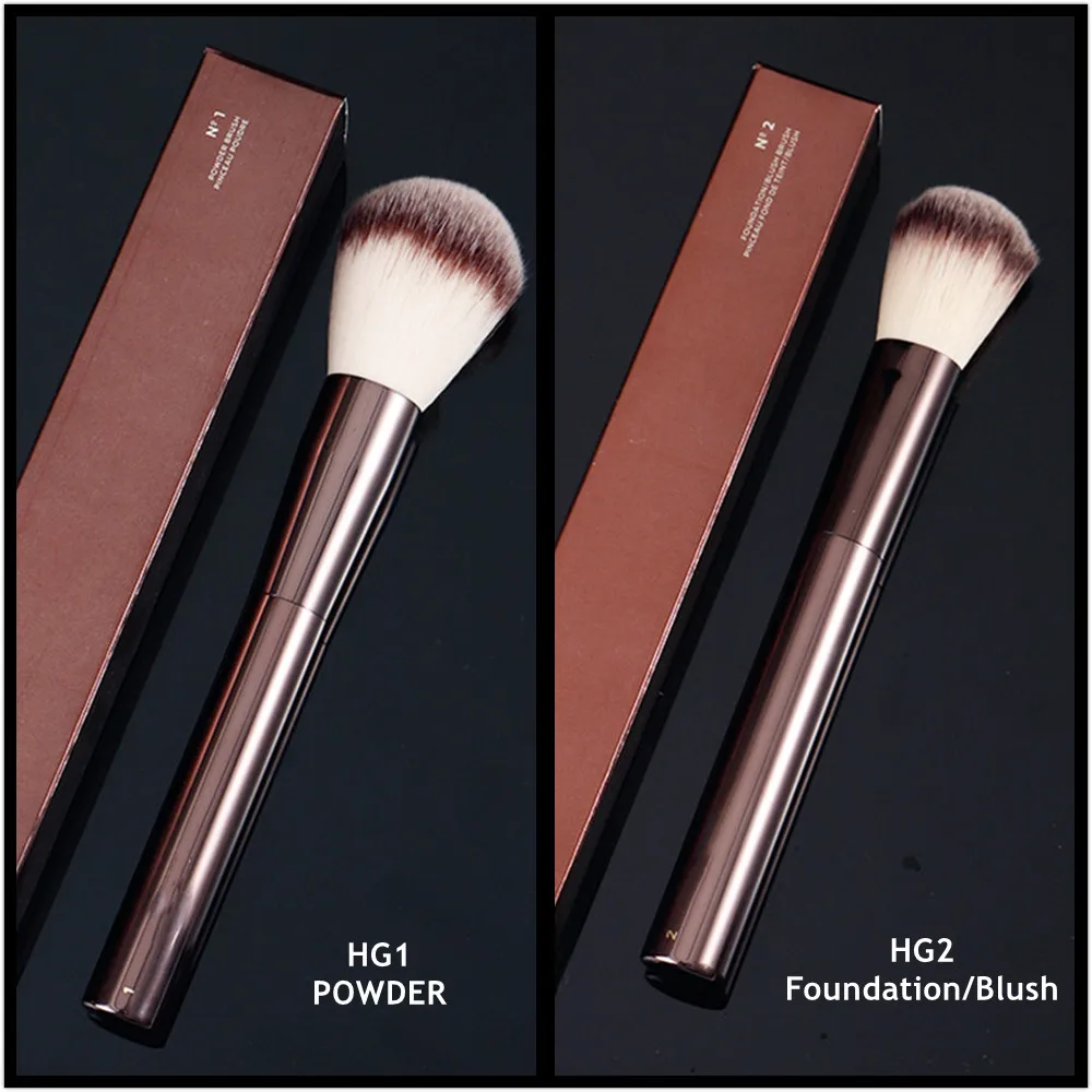 

Hourglass No.1 Powder / 2 Blush Makeup Brush - Luxurious Soft Synthetic Hair Powder Bronzer Blush Foundation Cosmetics Tool