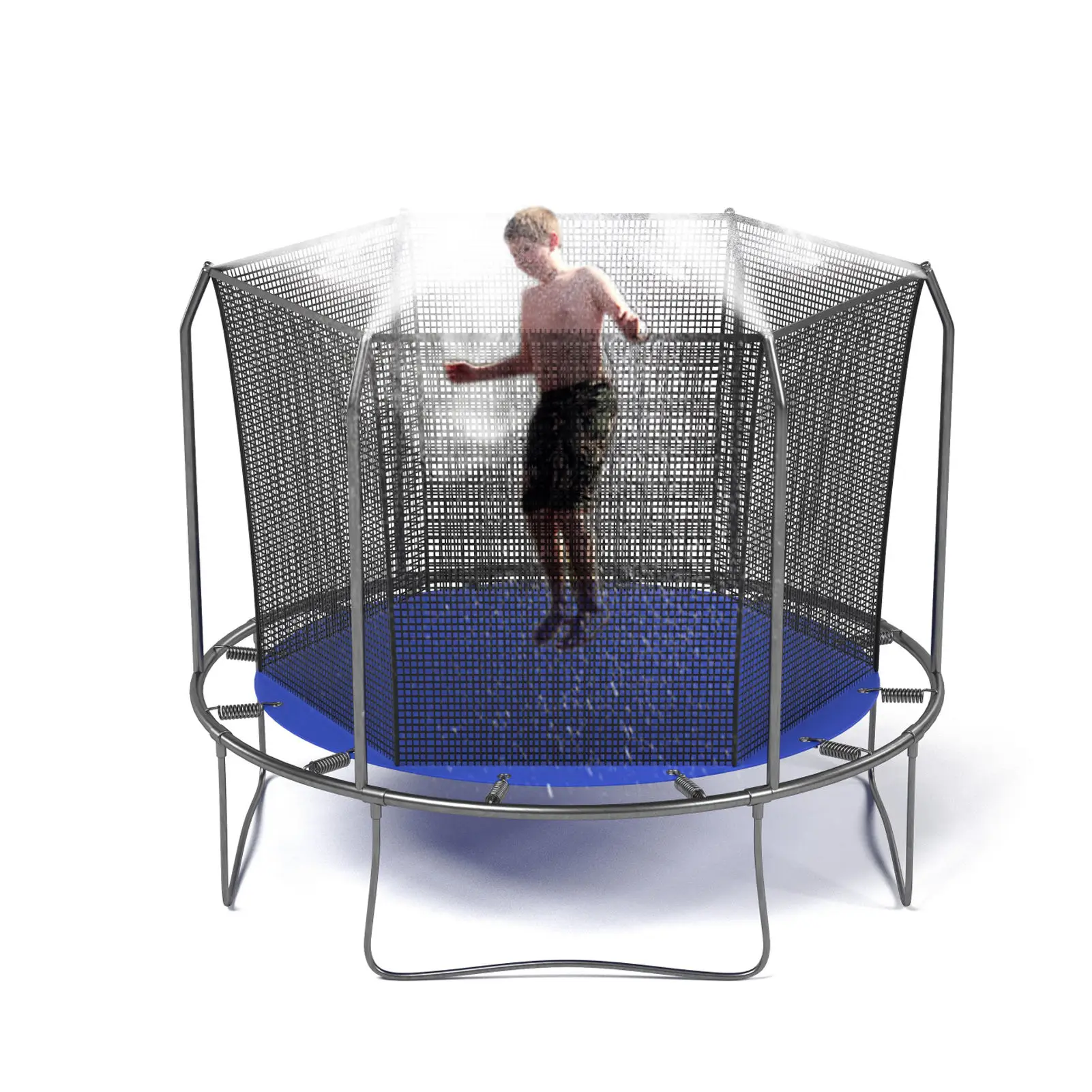

49 Feet Trampoline Sprinkler For Kids Outdoor Trampoline Sprinkler Hose Water Park Summer Toy Trampoline Spray Water Park