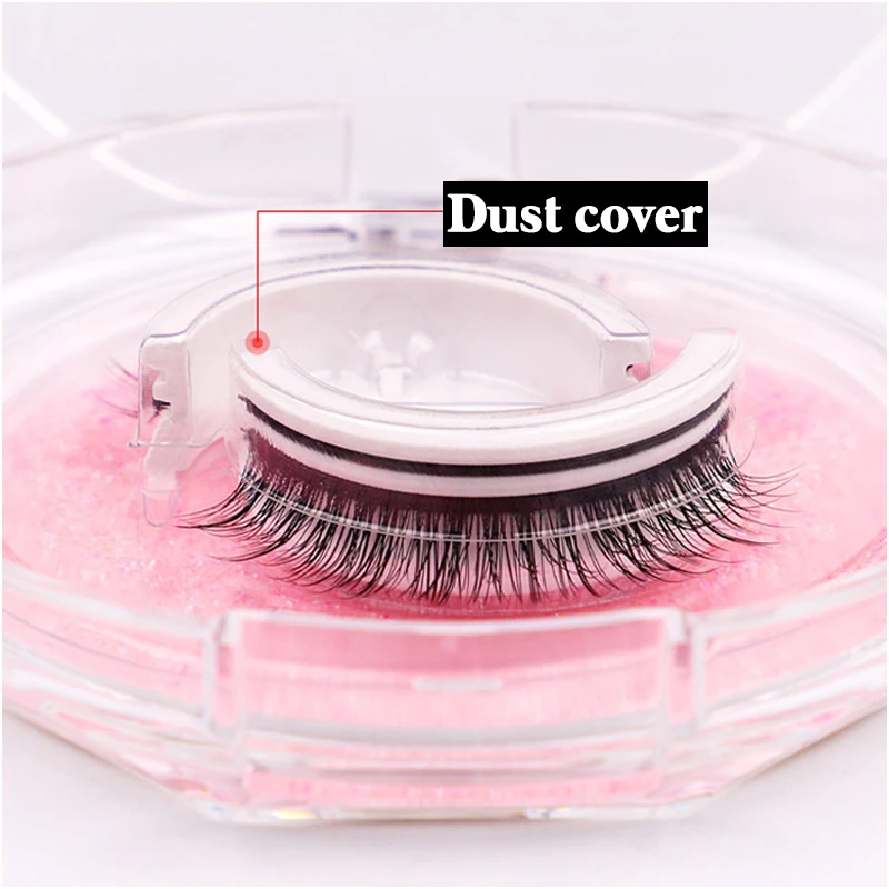 1/2 пар многоразовых самоклеящихся ресниц искусственные норковые ресницы толстые