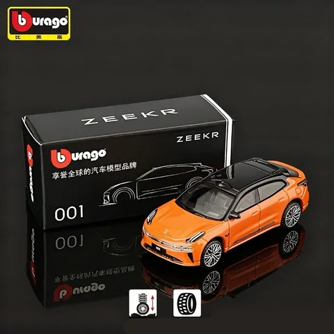 Bburago 1:64 ZEEKR 001 металлический автомобиль